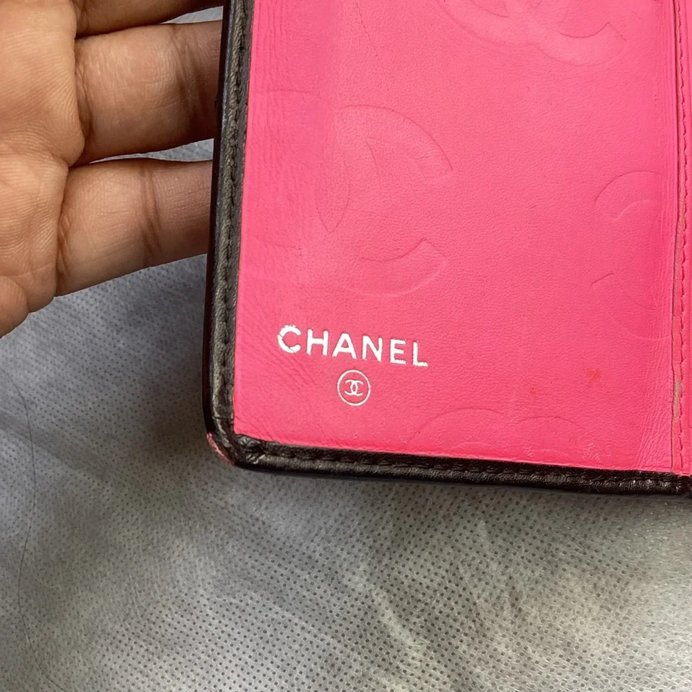 CHANEL Black Ligne Cambon Wallet